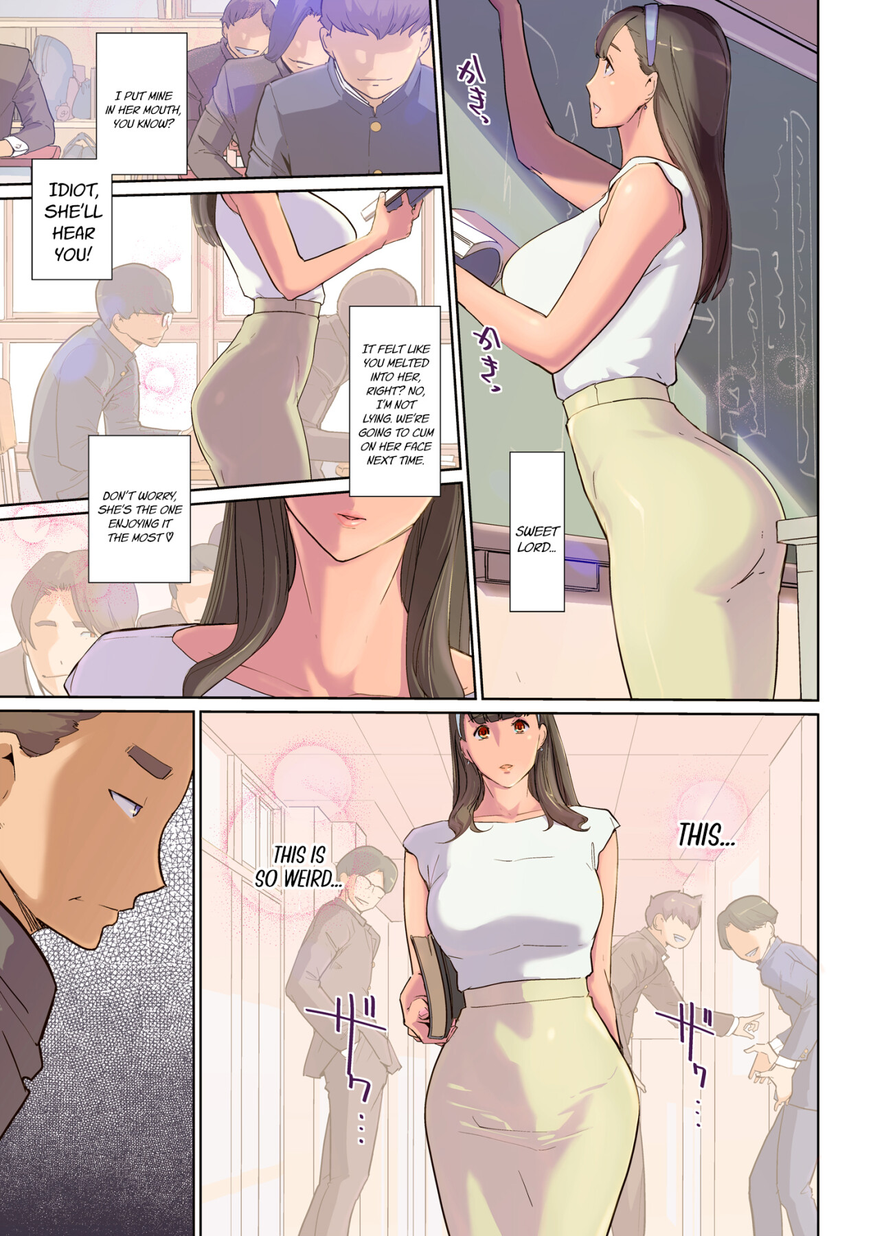 Hentai Manga Comic-SEX, classroom, male student and female teacher-Read-13